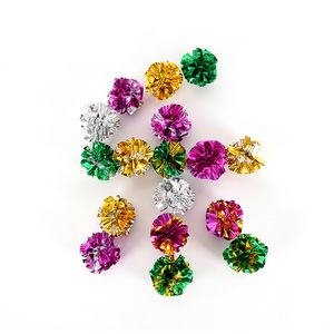 Cats Paper <b>Ball</b> Toy Solid Color Manual Operation Boredom Buster Funny Style Pet Interactive Toy - Product Image 4