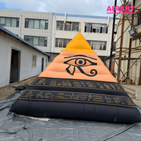 Pyramide gonflable de 3 m, tente géante gonflable personnalisée pour la publicité d'événements et de salons professionnels