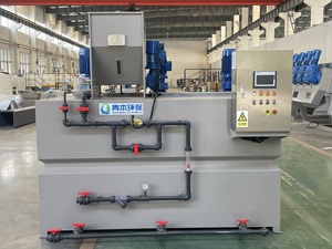 Équipement de mélange de poudre polymère pour station d'épuration des eaux usées Qbep Qbep Qbyth Bibo, machine de dosage PAM, préparation de floculant - Product Image 2