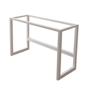 Bases de table en acier forgé au design moderne Pieds en métal en fonte pour bureau à domicile, café, salle à manger et meubles de restaurant - Product Image 2