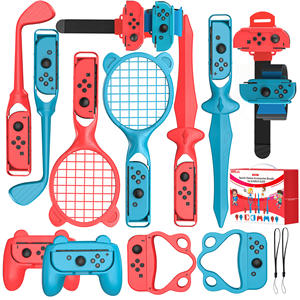 STARTRC GAMES Switch2 Fitness Sports Set 18 1 Poignée de jeu somatosensorielle Sabre laser <span class=keywords><strong>Raquette</strong></span> de tennis <span class=keywords><strong>Volant</strong></span> de course Plastique - Product Image 5