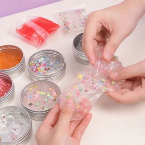 Galaxy Crystal <b>Slime</b> Putty <b>Toy</b> DIY Craft Girls Boys Easter Basket Filler Manufacturer Custom Display Box Prize - Product Image 2