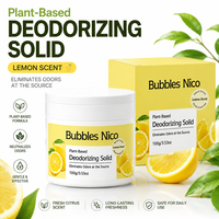 Désodorisant solide végétal OEM d'usine pour la maison, la salle de bain et la voiture, parfum citron, éliminateur d'odeurs, vente en gros en vrac