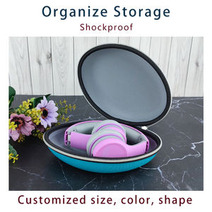 Estuche Rígido de EVA para Auriculares Over-Ear, Protección Total, Impermeable, Resistente a Golpes, Compatible con <span class=keywords><strong>Beats</strong></span> <span class=keywords><strong>Studio</strong></span> Solo <span class=keywords><strong>3</strong></span>, QC y Sennheiser - Product Image 6