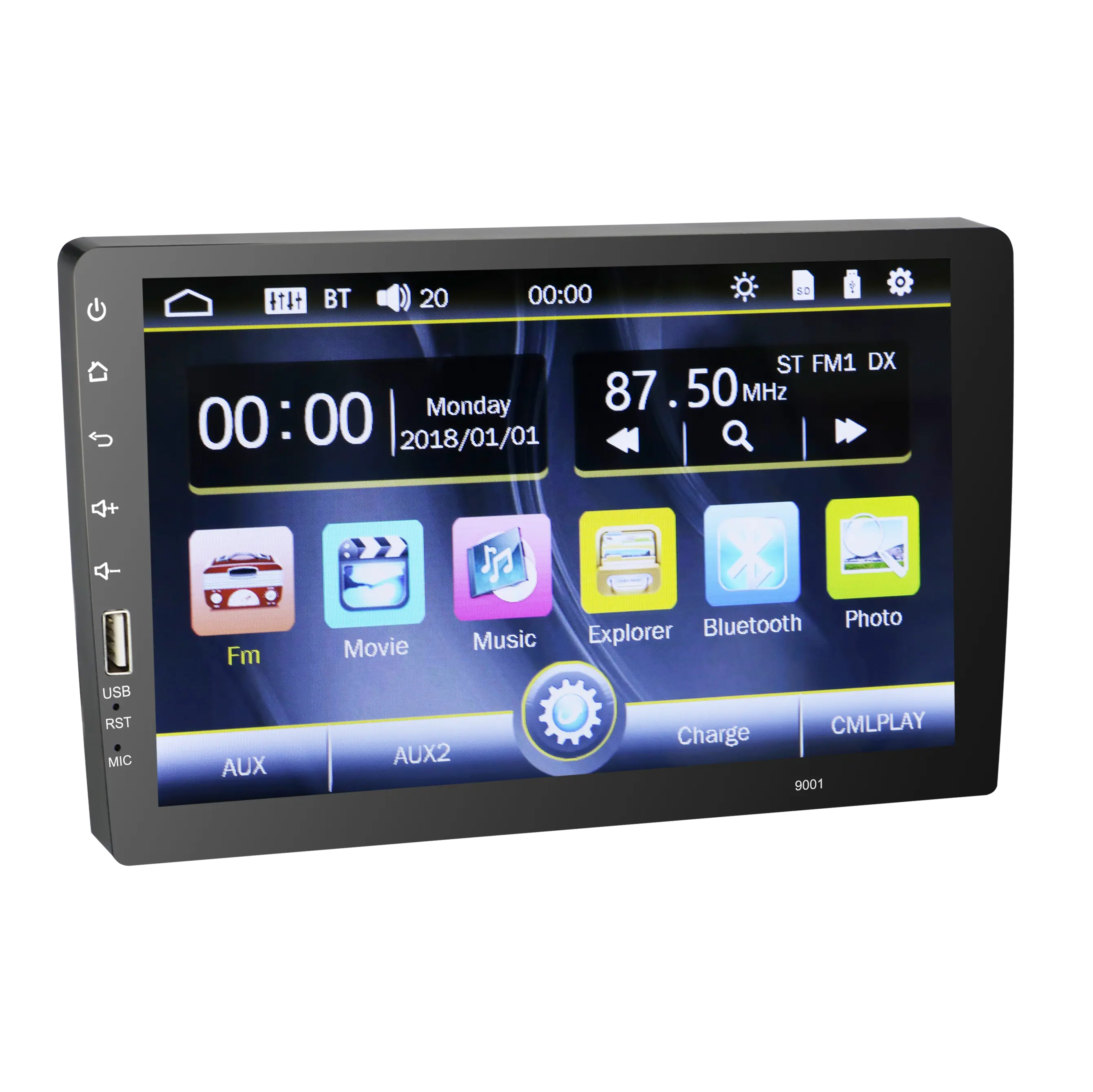 Автомобильная Мультимедийная система SUNWAYI, MP5 плеер, Универсальный двойной din Android автомобильный радиоприемник, стерео плеер для авто