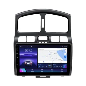 Navifly Shenzhen วิทยุติดรถยนต์6 128G Android 12 Auto สำหรับ Hyundai Santa Fe 2000-2013 JAC S1ทีวี Android หน้าจอสัมผัส IPS