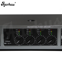 Amplificador de Potencia Aarhus SY-4250 de 1000W y 4 Canales Clase AB con Función de Radio, Diseño Moderno, Control por Voz, Carcasa Metálica, Impedancia de 8 Ohmios