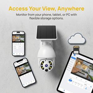 Cámara de Seguridad Solar PT de 3MP con Wifi, Panel Solar de 8W, 16000mah, IP66, Personalizable, Precio de Mayoreo Accesible, Fabricación Propia OEM ODM - Product Image 2