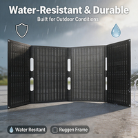 Panneau solaire monocristallin pliable léger Trucell 40W noir 36 cellules 24% d'efficacité certifié RoHS Garantie 1 an