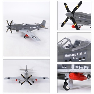 Série de jouets de construction P-51 <span class=keywords><strong>Mustang</strong></span> Fighter Aircraft pour les importateurs en gros, les magasins de cadeaux et les détaillants de jouets éducatifs - Product Image 4