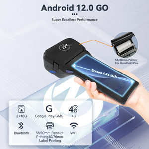 Z93 Android 12 POS phần mềm e-boleta vuông thiết bị đầu cuối thông minh Nhà Hàng cầm tay di động POS với 58 Mét/80 mét máy in - Product Image 2