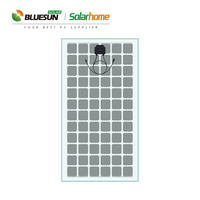 Module solaire Bluesun, panneau transparent, sans cadre, module photovoltaïque bipv