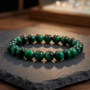 Unisex Natural Jade Beaded <b>Bracelet</b> Classic Green <b>Ball</b> Shaped Jewelry Gift Fashion - Product Image 1