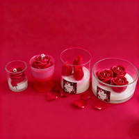 Bougie aromathérapeutique en cire de soja multi-parfumée personnalisée, faite à la main, écologique, dans un bocal en verre, décoration d'intérieur, cadeaux de mariage