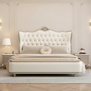 Cama de Madera Sólida de Alta Calidad, Diseño Moderno y Sencillo, Precio Económico, Muebles de Dormitorio en Oferta - Product Image 1