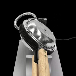 Machine à gaufres bulles professionnelle électrique à revêtement antiadhésif, simple tête, réglable, pour cornets à œufs, avec minuterie, pour stand alimentaire - Product Image 4