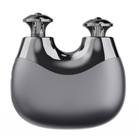 Mini masseur portable silencieux à double tête, appareil de massage corporel électrique à double tête pour la relaxation musculaire, idéal pour les voyages et la vente au détail