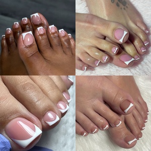 150 <span class=keywords><strong>faux</strong></span> ongles carrés courts à presser pour les orteils, couleur rose nude, kit d'ongles pour femmes, amovibles et réutilisables pour un usage quotidien - Product Image 2