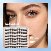 Cils de style elfe, créant un maquillage des yeux parfait et exquis. Lash Factory : Vente en gros avec personnalisation disponible.