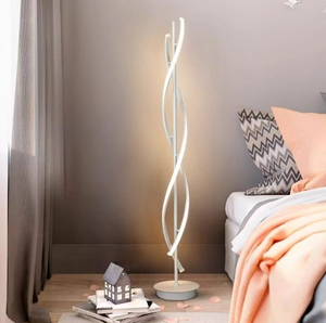 Lampe sur pied LED spirale minimaliste nordique, hauteur réglable, commande tactile, pour salon et chambre - Product Image 5