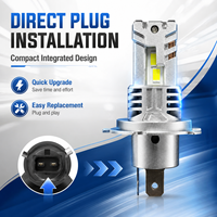 Phare LED tout-en-un SFIDA WM48 avec driver intégré, compatible Canbus, sans erreur EMC, super lumineux blanc 6000K