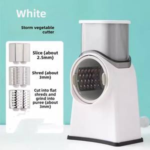 Havuç ve patates için çok fonksiyonlu plastik mutfak aracı değirmeni el-krank sebze kesici - Product Image 6