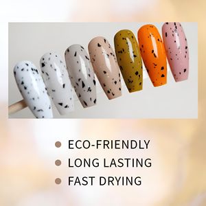 Smalto Gel per Unghie con Glitter Dorato di Alta Qualità, Top Coat Lucido, Base Senza Residui, Personalizzabile con Logo - Product Image 2