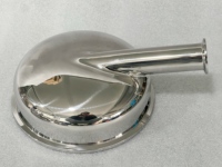 Bouchons d'extrémité plats sanitaire à triple collier SS304/SS316L, ports pour jauge de niveau et demi-capsules, certifiés 3A et ISO