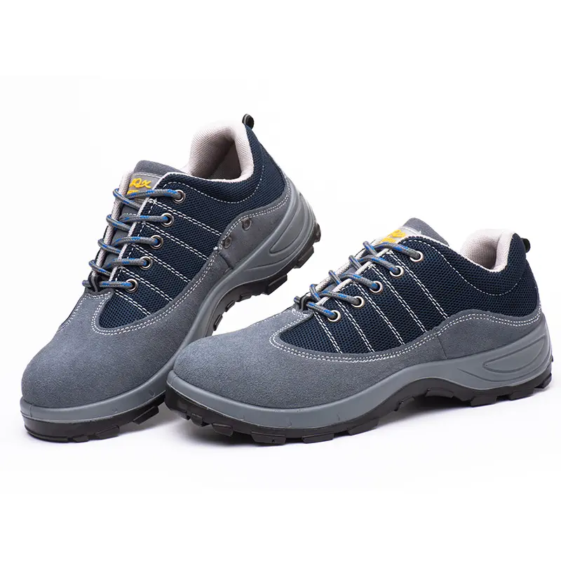 High quality cow leather antistatic breathable pierce resistant safety footwear
