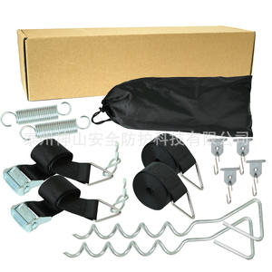 Estacas <span class=keywords><strong>para</strong></span> tiendas de campaña, 40x15x10cm, kit de fijación metálico <span class=keywords><strong>para</strong></span> exteriores, <span class=keywords><strong>para</strong></span> toldo de tienda de campaña - Product Image 2