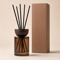 Diffuseur de roseaux de luxe personnalisé en gros, huile essentielle naturelle, parfum d'ambiance, aromathérapie, désodorisant, fournitures décoratives pour la maison