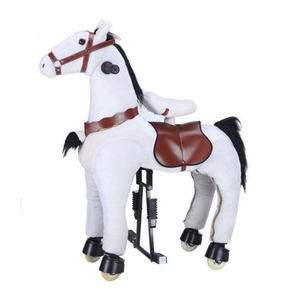 상가 렌탈 판매용 남녀공용 봉제 얼룩말 기계식 승마 말 운동 기계 워킹 동물 놀이 기구 - Product Image 3