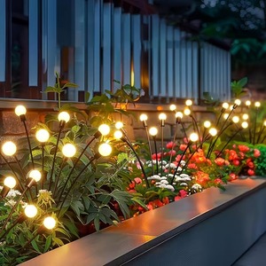Lámpara Solar <span class=keywords><strong>de</strong></span> Jardín con Forma <span class=keywords><strong>de</strong></span> Luciérnaga, Resistente al Agua IP65, LED para Exteriores, Patio, Camino, Paisaje, Decoración Navideña - Product Image 4