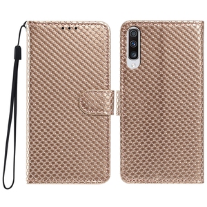 Custodia a Portafoglio in Pelle con Fibra di Carbonio Bling per <span class=keywords><strong>Samsung</strong></span> Galaxy A3 <span class=keywords><strong>A5</strong></span> <span class=keywords><strong>2017</strong></span> A6 A8 Plus 2018 A10 A12 A13 A20 A30 A40 A50 A70 Flip Cover - Product Image 3