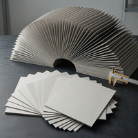   Carton gris rigide de haute qualité 2mm-5mm, feuilles de carton gris recyclé pour boîtes de luxe et couvertures de livres, anti-ondulation