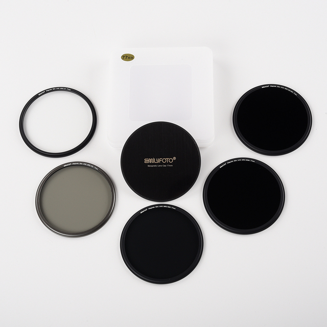 High Magnetic Absorption Emilyfoto 6in1 Filter Set CPL Polarization ND Subtractive UV Mirror Light Damage Resistance 67/72/77mm