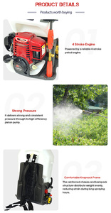 Potente Pulverizador de Mochila NTS4025 de 4 Tiempos y 35.8cc a Gasolina, Herramienta de Nebulización para Protección de Cultivos - Product Image 6