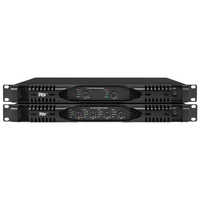 Penguat Daya Dual Channel Kelas H EIF PA 3000, 2 Saluran, Metal, Audio Amp 4 Ohm 8 Ohm Stereo Surround