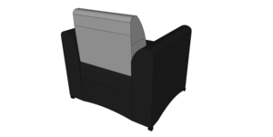 Custom Design Sofas tuhl Wohnzimmer möbel Sofa Verdicken Schwamm Sessel Sofa Wartes tuhl mit abnehmbarem Tisch - Product Image 5
