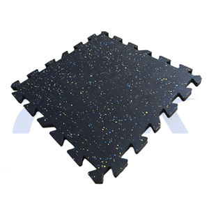 Système de protection de revêtement de sol en caoutchouc professionnel pour salle de sport, club, sous-couche, panneau de base pour terrain de basket-ball, centre de remise en forme, conception - Product Image 2