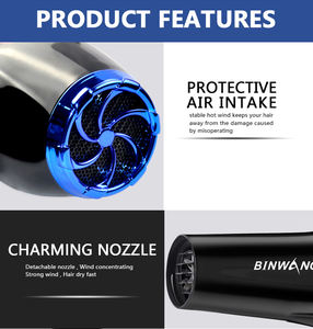 2000W Professionelle Elektrische Haar Trockner Salon 3 Geschwindigkeit <span class=keywords><strong>2</strong></span> Wärme Friseur Schlag Eu Stecker - Product Image 5