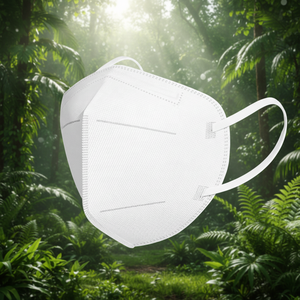 <span class=keywords><strong>Masque</strong></span> respiratoire jetable demi-visage FFP2 à boucles d'oreille, non tissé, <span class=keywords><strong>3</strong></span> couches, avec filtration des particules PM2.5 pour la poussière, pince-nez réglable - Product Image 1