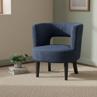 Fauteuil de loisirs en tissu personnalisé, vente en gros d'usine, OEM, moderne, doux, durable, pieds en bois massif, couleurs variées, commandes en gros pour salon