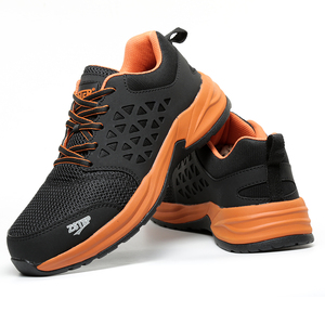 <span class=keywords><strong>Zapatos</strong></span> DE SEGURIDAD DE CONSTRUCCIÓN DE CORREDOR negro de exportación de marca ZSTEP perfectos antiestáticos resistentes al desgaste para damas hombres <span class=keywords><strong>trabajo</strong></span> - Product Image 6