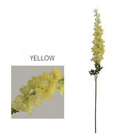 Fleurs artificielles de delphinium bleu, fausses tiges de spurine hautes pour arche de mariage, bouquet de mariée, décoration de vase de salon