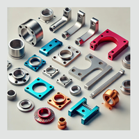 Mecanizado CNC de precisión personalizado, piezas de aluminio de acero inoxidable, prototipado rápido, Microperforación de alambre EDM 3D, OEM disponible