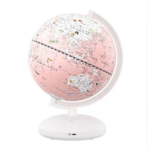 ลูกโลกอัจฉริยะ Tmall Genie Smart Globe ขนาด 20 ซม. สีชมพู ของเล่นเสริมการเรียนรู้ภูมิศาสตร์แบบอินเทอร์แอคทีฟสำหรับเด็กอายุ 7-14 ปี พร้อมระบบสั่งงานด้วยเสียง AI และแผนที่ - Product Image 5