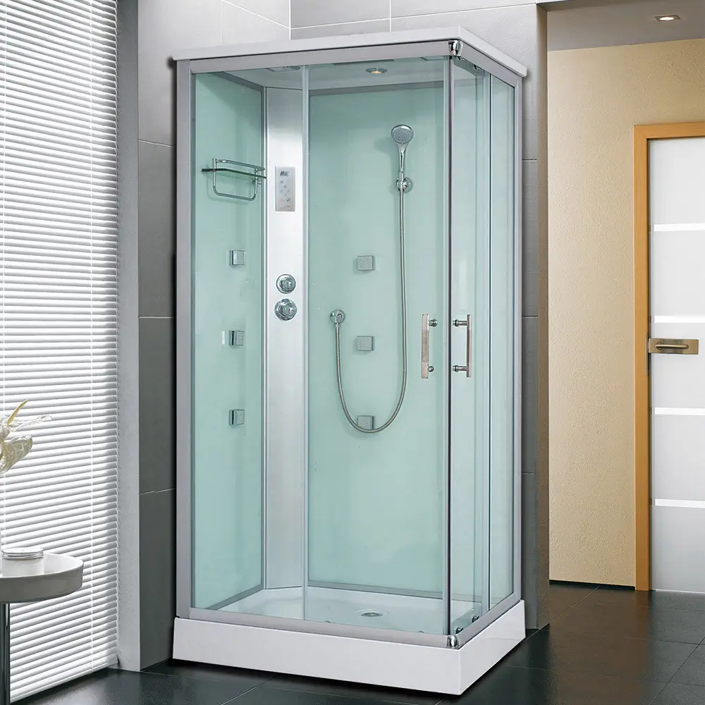 Modern basit tasarım banyo duş kabini ile üstün kalite temperli cam