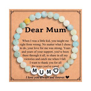 Nouveau Bracelet en Pierre Naturelle Tendance pour la Fête des Mères – Bijoux Populaires pour <span class=keywords><strong>Maman</strong></span> – Vente en Gros - Product Image 1