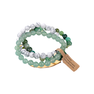 Nouvel ensemble de bracelets pour femmes en agate de cristal, œil de tigre et améthyste, accessoires multicouches de Daisy Fangy - Product Image 4